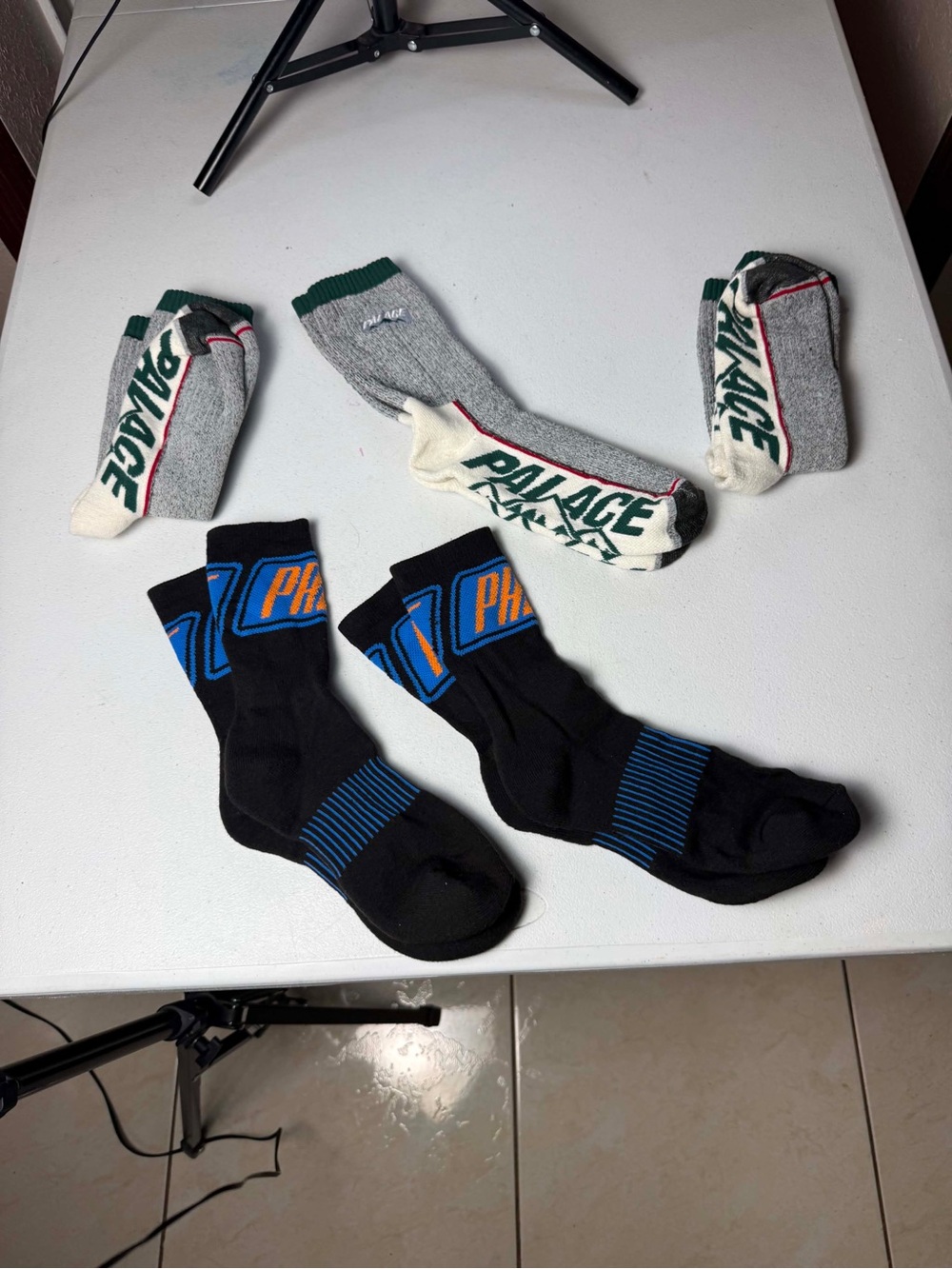 X5 New Palace Talking Sock 'Grey Marl' ONE Sz Each sock retails for $30 EACH